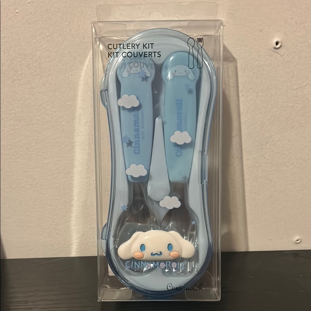 Cinnamoroll Blue Cutlery Kit